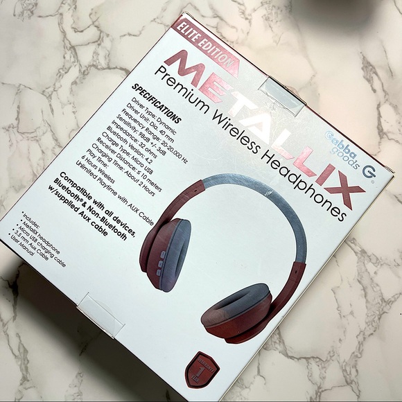Gabba Goods Metallix Wireless Headphone - Picture 2 of 6